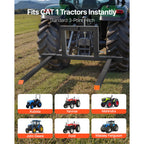 Палетни вилици CAT 1, 127 см, до 680 кг