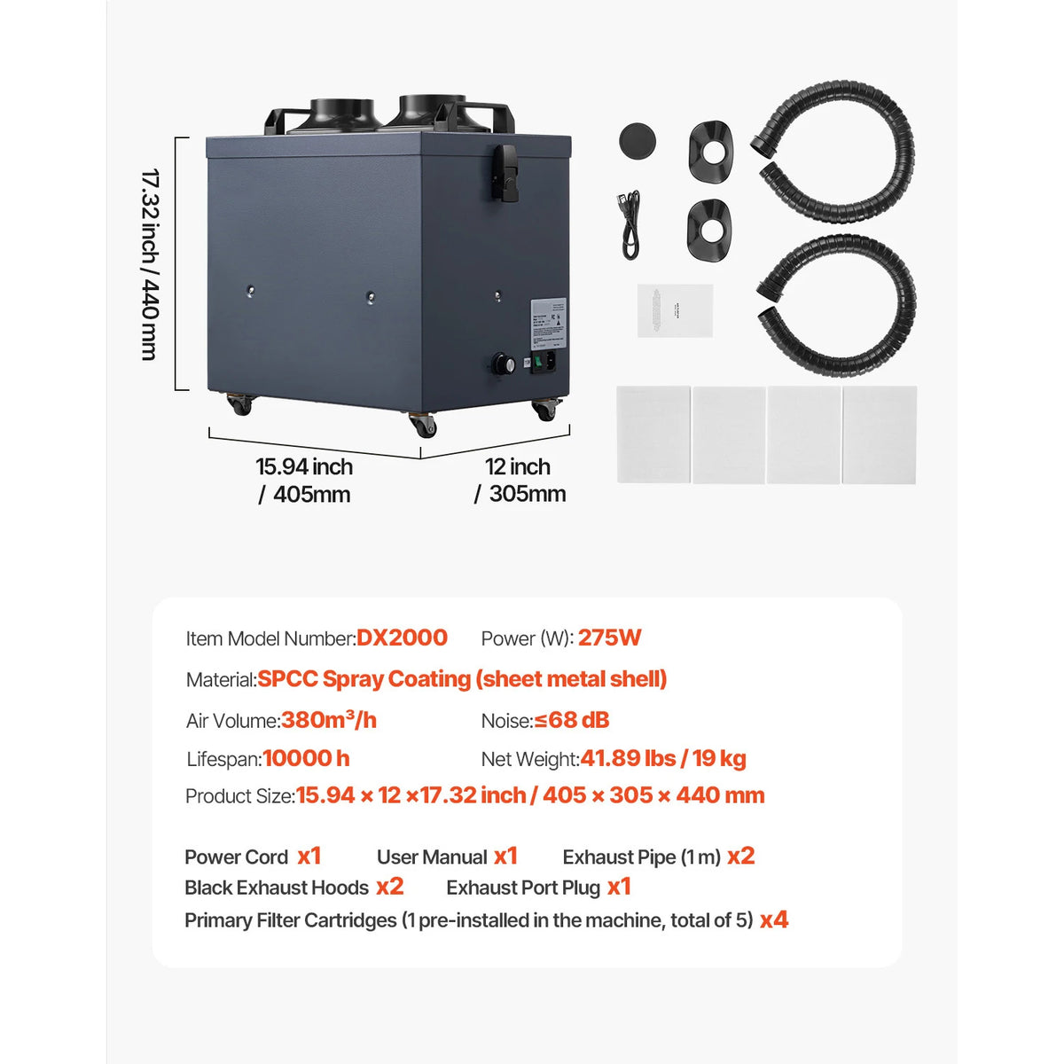 Димоуловител за запояване XF180, DX2000 или DX2000II