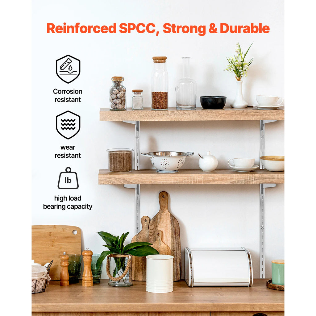 Перфорирани релси за рафтове DCLZ01, 10 бр.