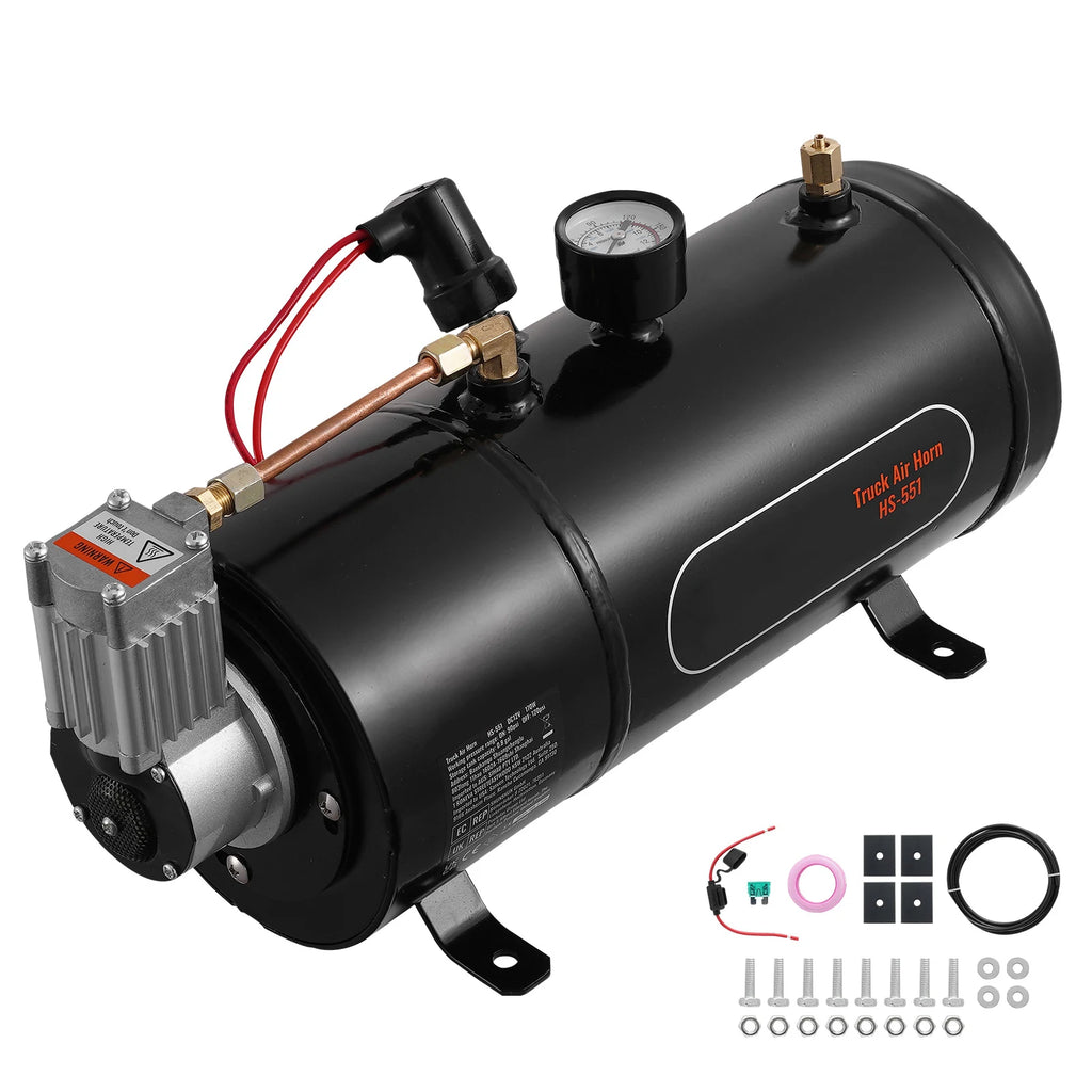 Автомобилен компресор 12 V с резервоар 3 л