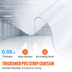 Прозрачна PVC лента на ролка за лентови завеси