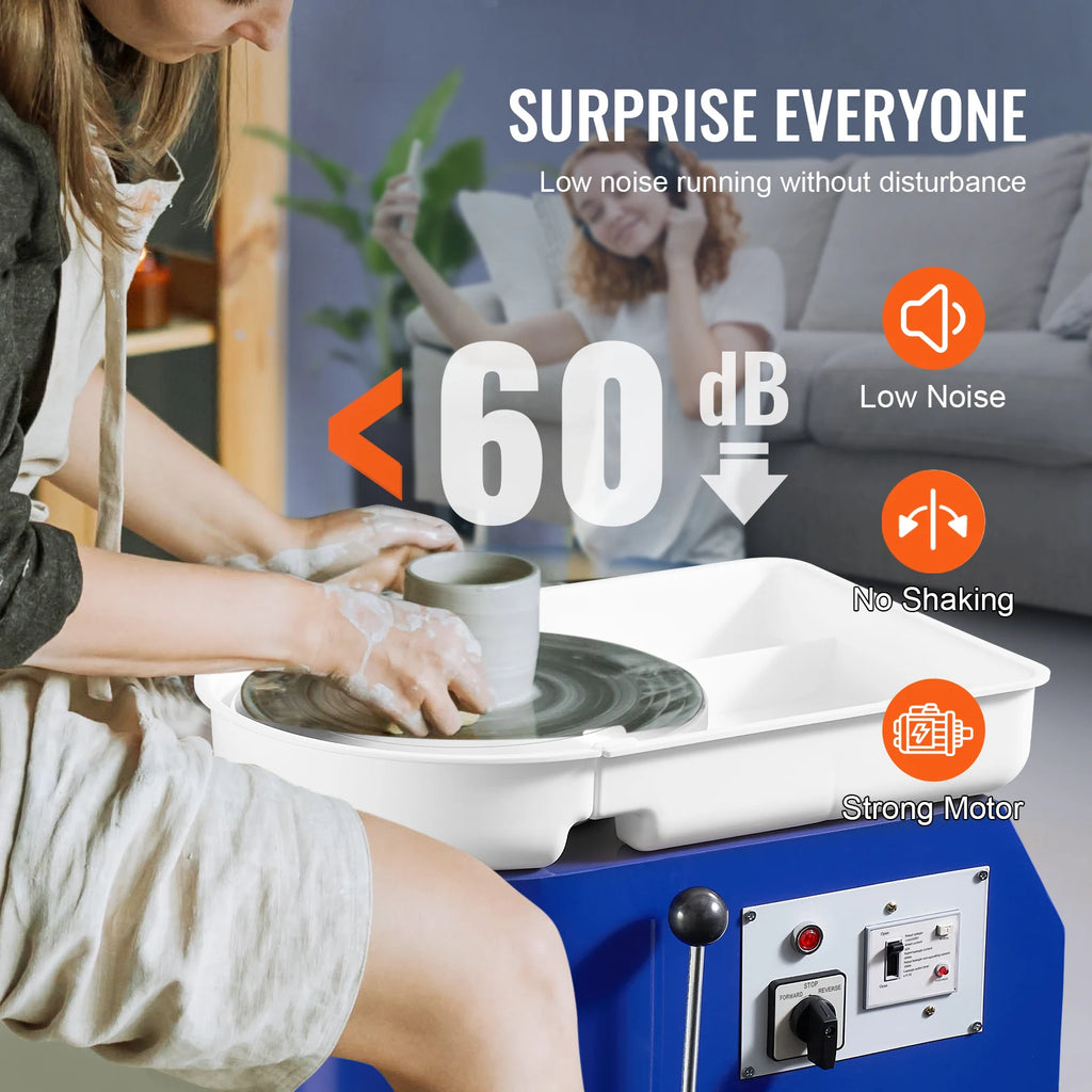 Грънчарско колело с педал, 350 или 450 W