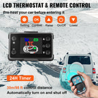 Дизелов въздушен отоплител 8 kW, 12 V с LCD