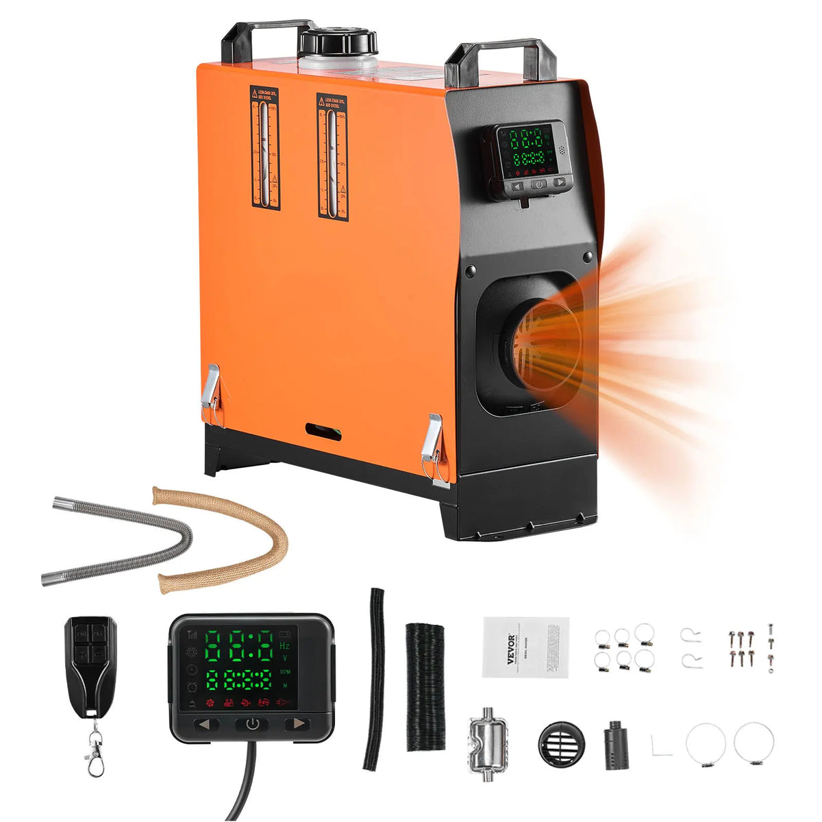 Дизелов отоплител 12–24 V, заявени 8 kW, 5 л