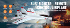 Радиоуправляем самолет SU27 A100, 2,4 GHz