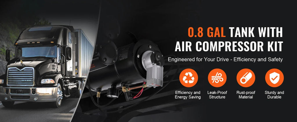 Автомобилен компресор 12 V с резервоар 3 л