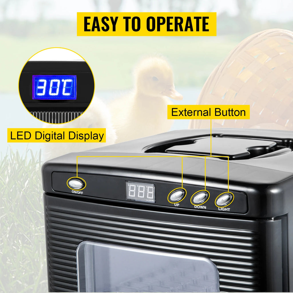 Инкубатор за влечуги 25 л, 5–60 °C, 110 V/12 V