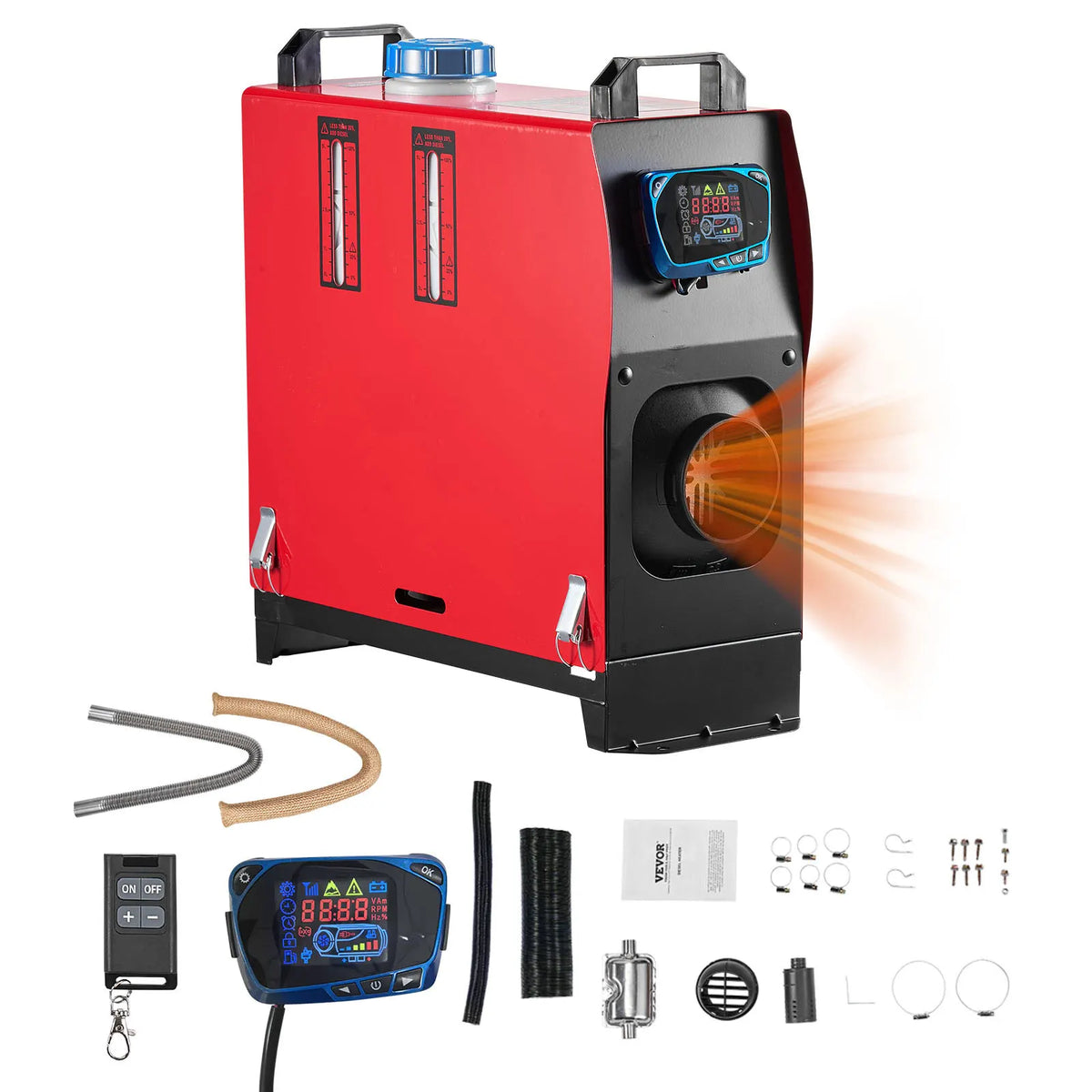 Дизелов отоплител 12–24 V, заявени 8 kW, 5 л