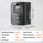 Честотен инвертор 220 V, 0,75 или 7,5 kW