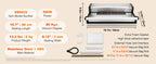 Машина за вакуумиране с нож и отделение за ролка