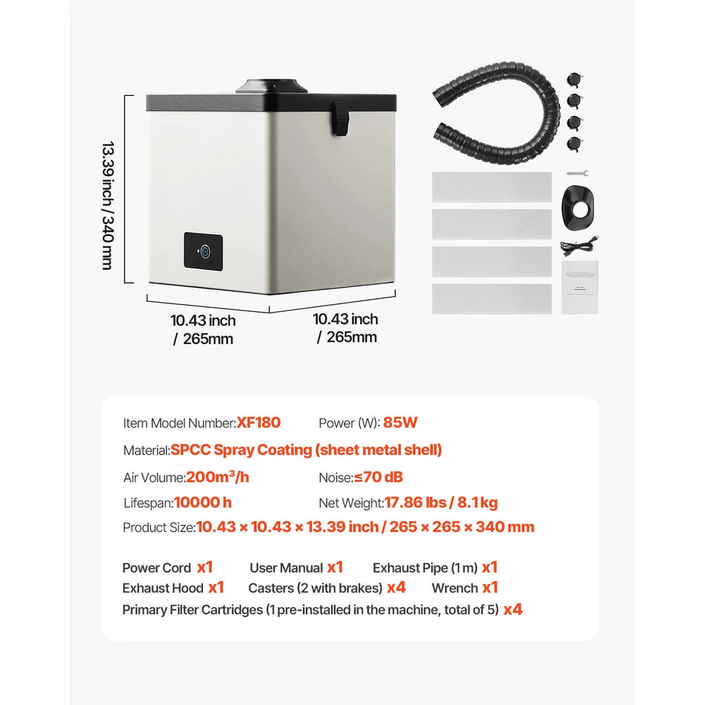 Димоуловител за запояване XF180, DX2000 или DX2000II