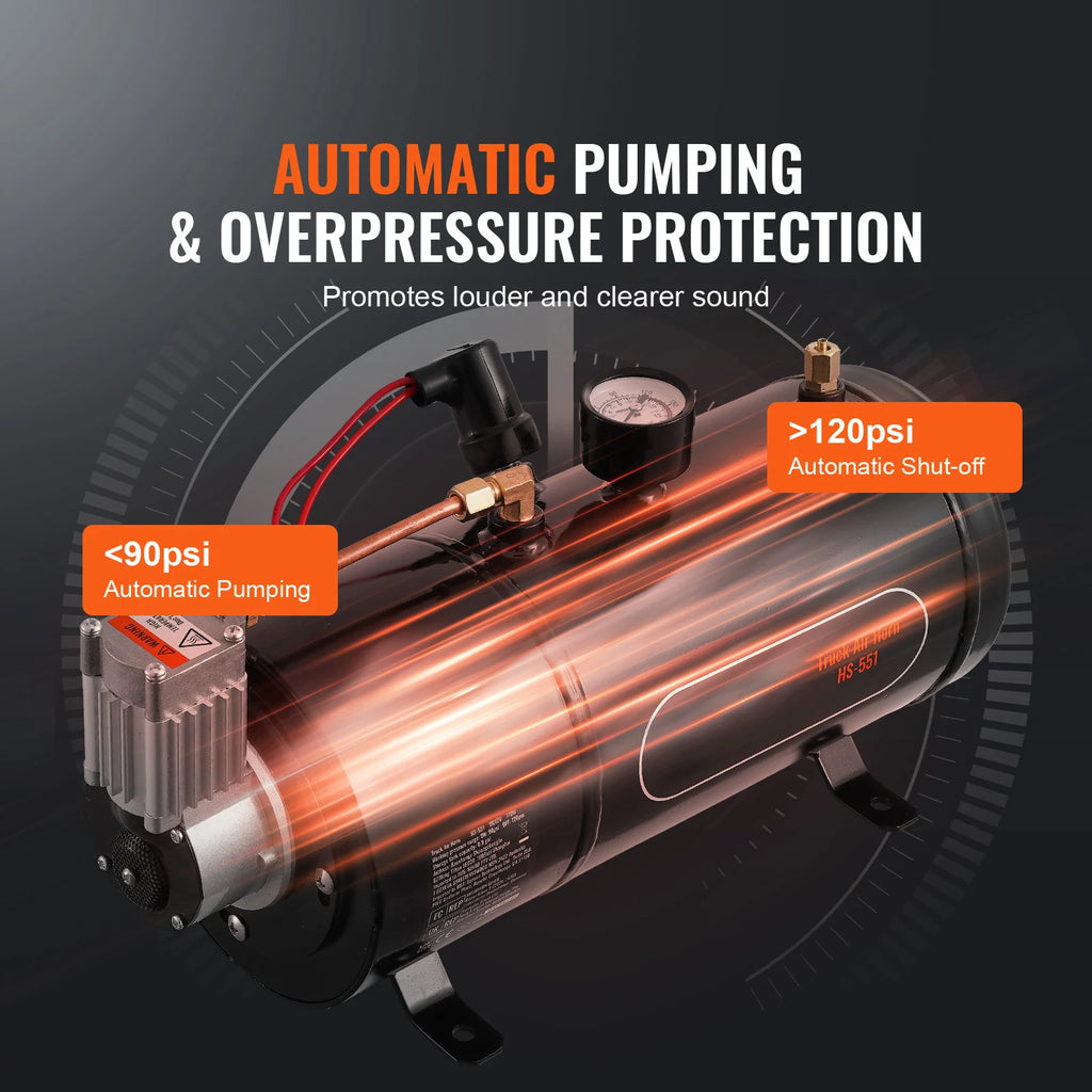 Автомобилен компресор 12 V с резервоар 3 л