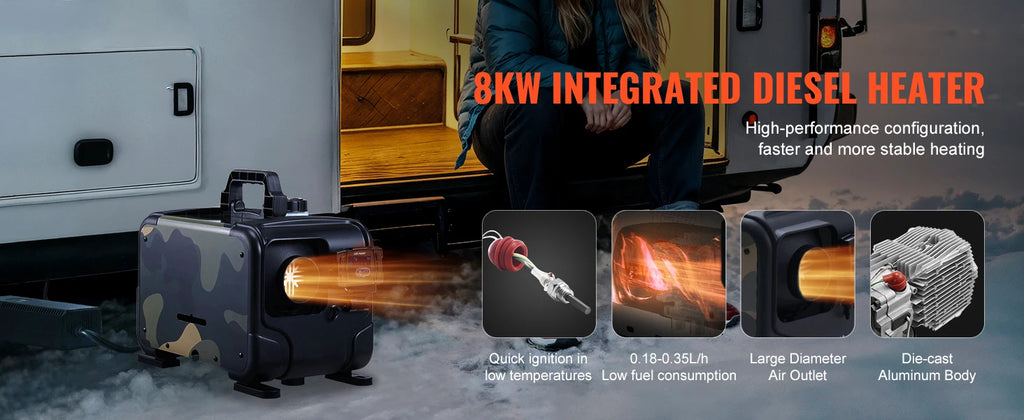Дизелов отоплител 12/24 V с Bluetooth и CO сигнализация