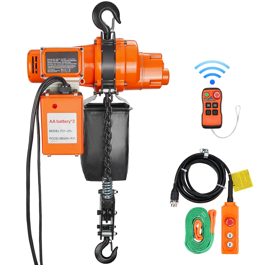 Верижен телфер H10, до 998 кг, 120 V / 60 Hz