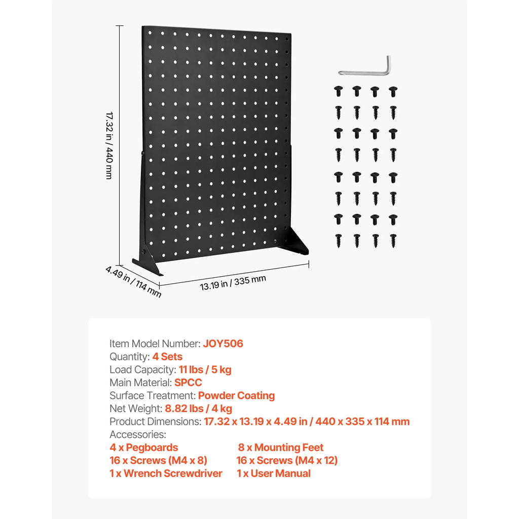 Настолни перфорирани стойки около 44 × 34 см, 4 бр.