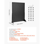 Настолни перфорирани стойки около 44 × 34 см, 4 бр.