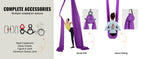 Хамак за въздушна йога, плат 8,22 или 10 м