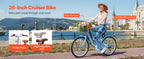 Градски велосипед Cruiser, 24″ или 26″, 7 скорости