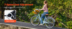 Градски велосипед Cruiser, 24″ или 26″, 7 скорости