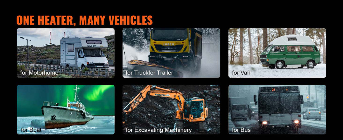 Дизелов въздушен отоплител с резервоар 5 л