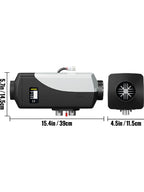 Дизелов въздушен отоплител 8 kW, 12 V с LCD