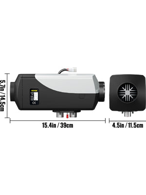 Дизелов въздушен отоплител 8 kW, 12 V с LCD