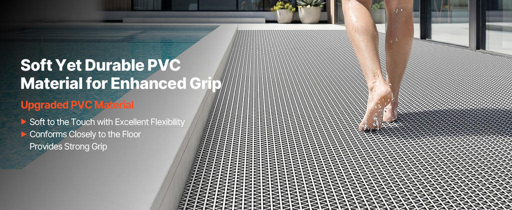 Дренажна PVC постелка на руло, ширина около 92 см