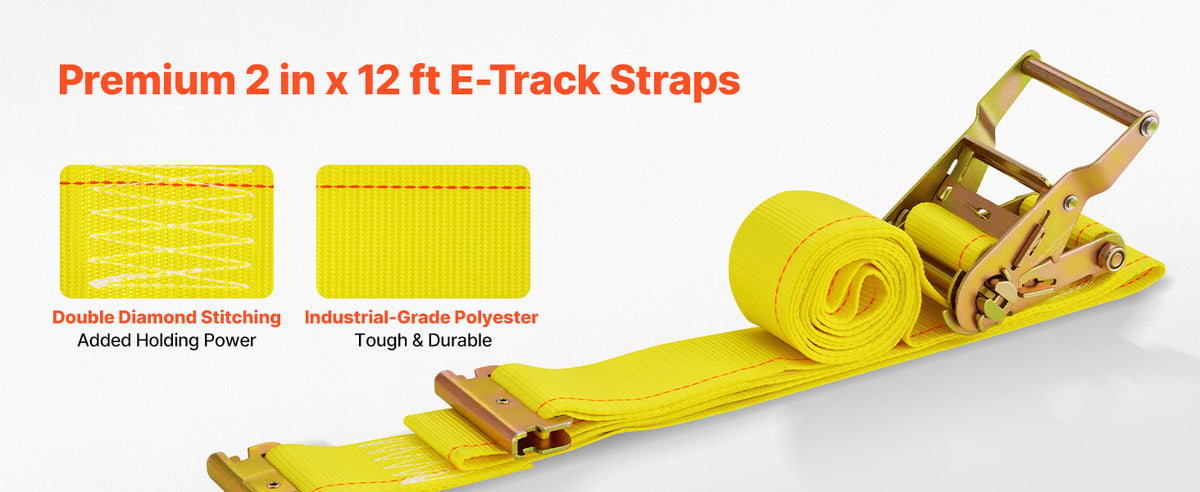 Комплект 4 E-track релси за укрепване, около 2,35 м
