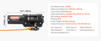 Лебедка за ATV 12 V, тягово усилие 1,13 или 1,58 т