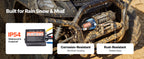 Лебедка за ATV 12 V, тягово усилие около 2,04 т