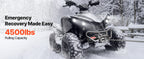 Лебедка за ATV 12 V, тягово усилие около 2,04 т