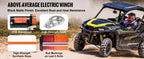 Лебедка ATV/UTV с тяга 2,04 т, 12 V, въже 11,88 м