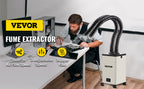 Аспиратор за дим с тристепенна филтрация, 80 или 150 W