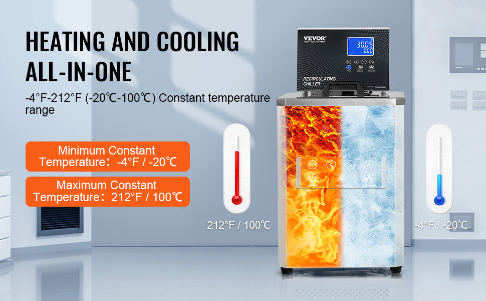 Лабораторен термостат DC-2006, 6 л, −20 до 100 °C