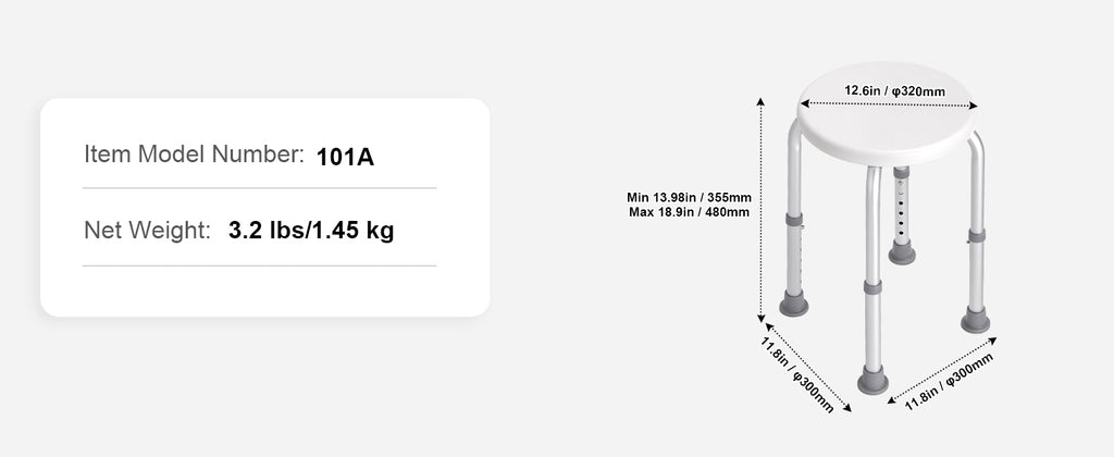 Регулируем стол за баня, 355–480 мм