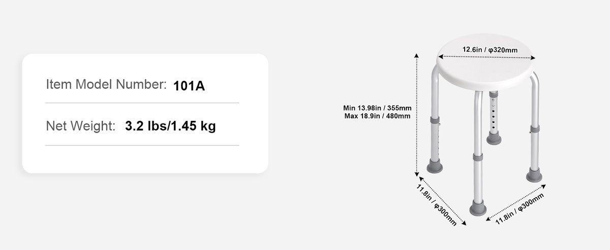 Регулируем стол за баня, 355–480 мм