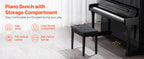 Пейка за пиано с отделение за ноти, единична или двойна