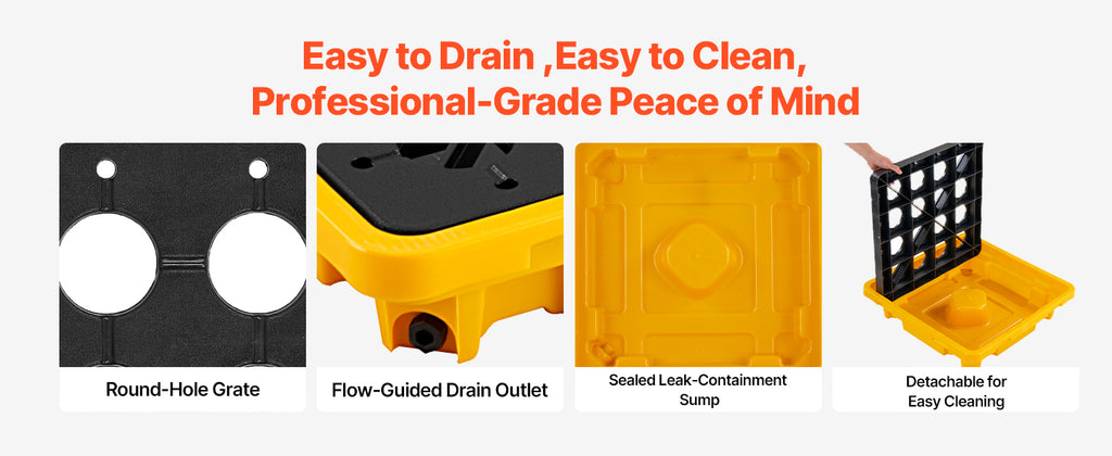 Платформа с вана за събиране на разливи
