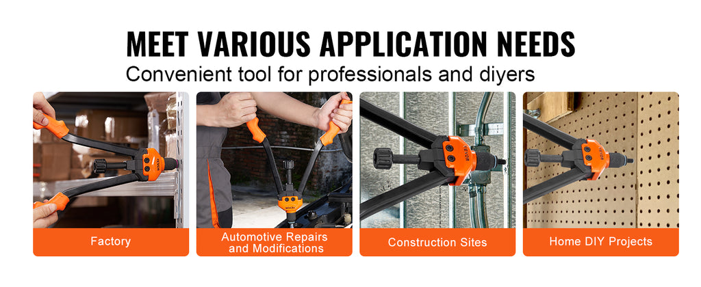 Клещи за нит гайки DY-8804/8806/8807 с куфар