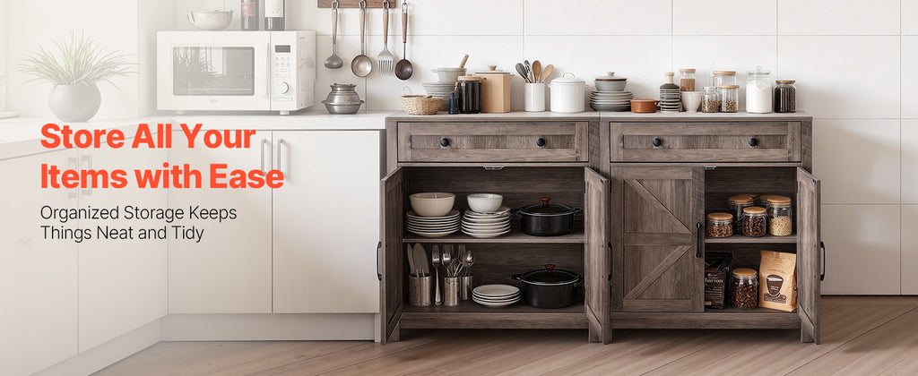 Шкаф за кафе с плот, различни размери и изпълнения