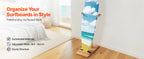 Дървена стойка за сърф и сноуборд с меки опори