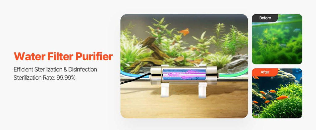UV система за обработка на вода с неръждаем корпус