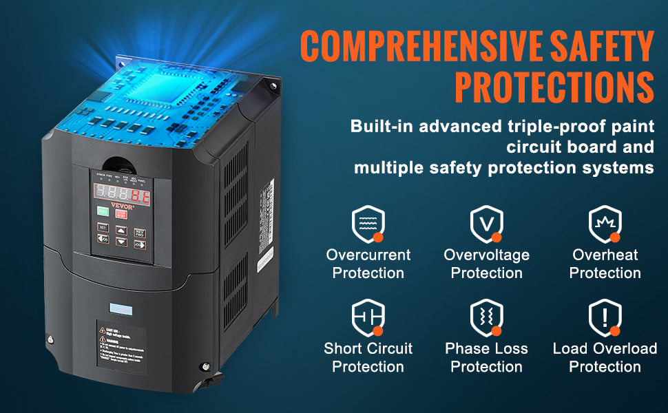 Честотен инвертор 220 V, 0,75 или 7,5 kW