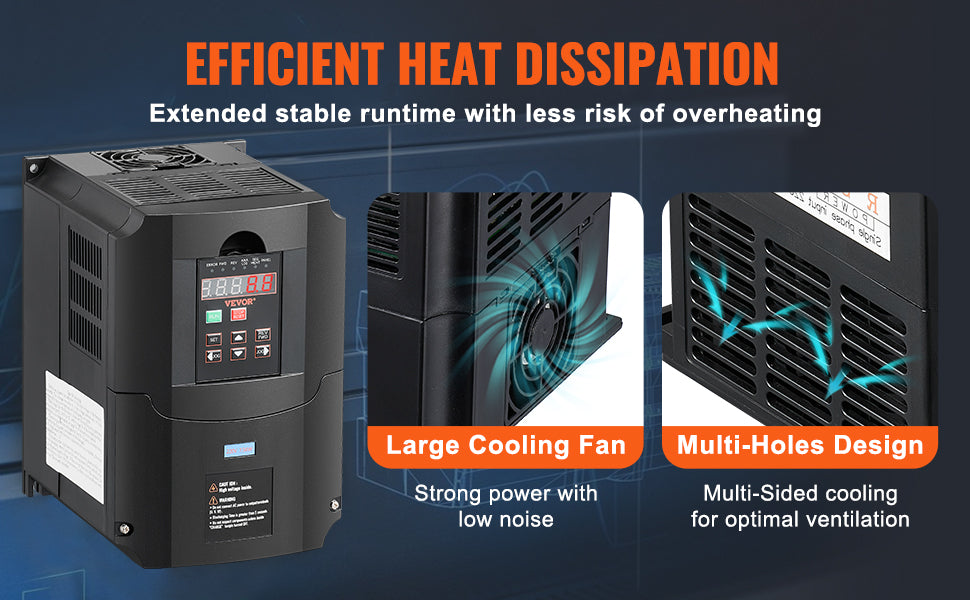 Честотен инвертор 220 V, 0,75 или 7,5 kW