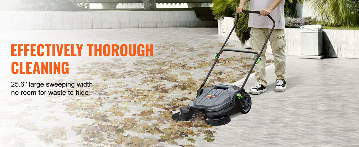 Ръчна метачна машина, 650 мм, контейнер 18,9 л